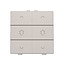 Niko Dubbele dimbediening voor Niko Home Control, Light grey