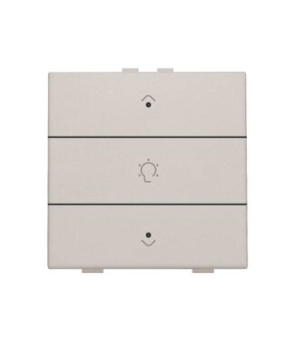 Niko Enkelvoudige dimbediening met led, Light grey