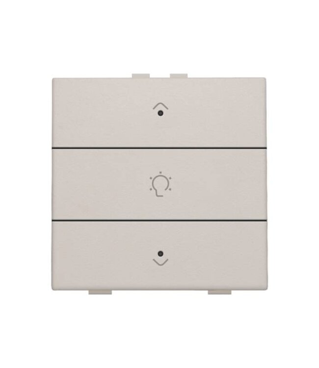 Niko Enkelvoudige dimbediening met led voor Niko Home Control, Light grey