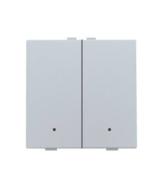 Niko Tweevoudige drukknop met led, Sterling