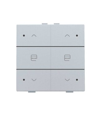 Niko Dubbele motorbediening met led, Sterling