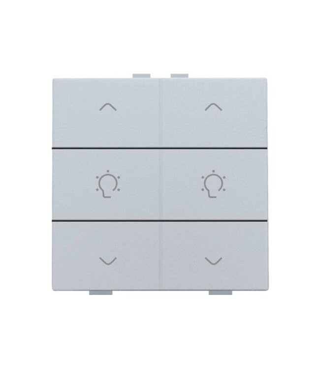 Niko Dubbele dimbediening voor Niko Home Control, Sterling