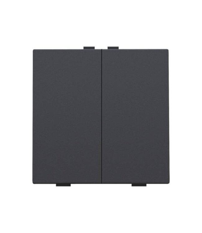 Niko Tweevoudige drukknop voor Niko Home Control,Anthracite