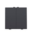 Niko Tweevoudige drukknop met led voor Niko Home Control,Anthracite
