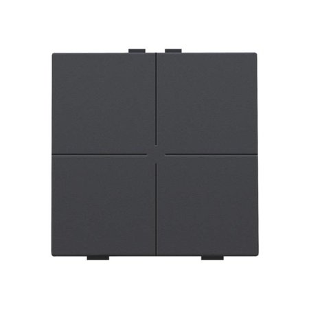 Niko Viervoudige drukknop voor Niko Home Control,Anthracite