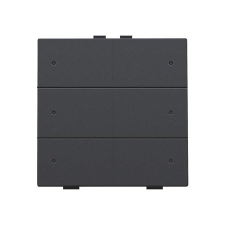 Niko Zesvoudige drukknop met led voor Niko Home Control,Anthracite