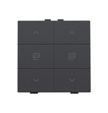 Niko Dubbele motorbediening voor Niko Home Control,Anthracite