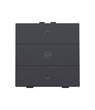 Niko Enkelvoudige motorbediening met led, Anthracite