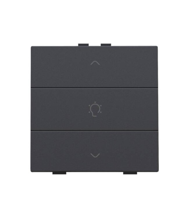 Niko Enkelvoudige dimbediening voor Niko Home Control, Anthracite