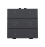 Niko Dubbele dimbediening voor Niko Home Control, Anthracite