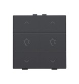 Niko Dubbele dimbediening voor Niko Home Control, Anthracite