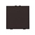 Niko Enkelvoudige drukknop met led,Dark brown
