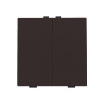 Tweevoudige drukknop,Dark brown