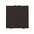 Niko Tweevoudige drukknop met led,Dark brown