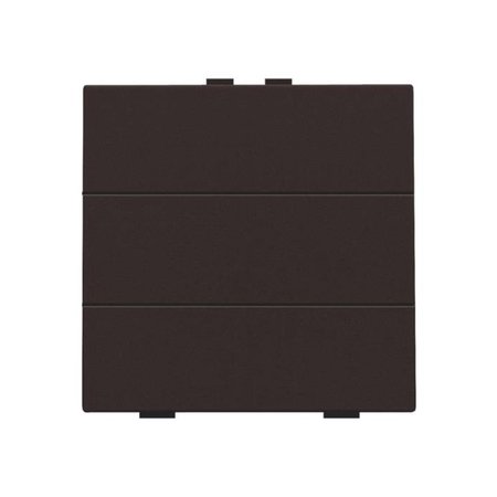 Niko Zesvoudige drukknop voor Niko Home Control,Dark brown