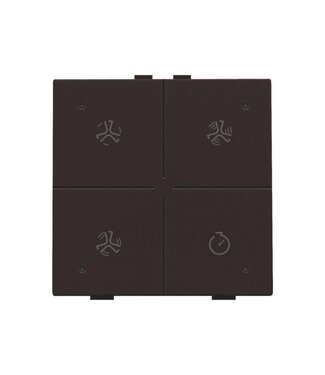 Niko Ventilatiebediening met led,Dark brown Niko Ventilatiebediening met led,Dark brown