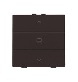 Niko Enkelvoudige motorbediening voor Niko Home Control,Dark brown