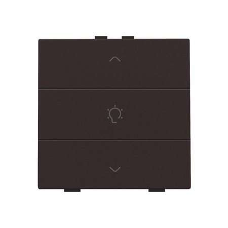 Niko Enkelvoudige dimbediening voor Niko Home Control,Dark brown