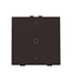 Niko Enkelvoudige dimbediening met led voor Niko Home Control, Dark brown