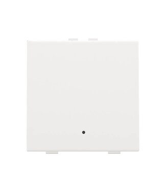 Niko Enkelvoudige drukknop met led,Intense White steel