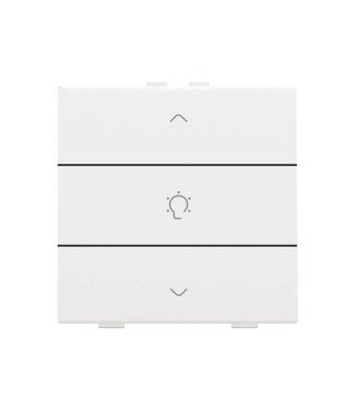 Niko Enkelvoudige dimbediening, White steel