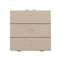 Enkelvoudige dimbediening, Champagne steel