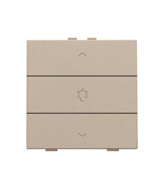 Niko Enkelvoudige dimbediening, Champagne steel Niko Enkelvoudige dimbediening, Champagne steel