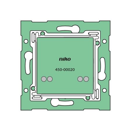 Niko enkelvoudige muurprint met connector voor Nikobus