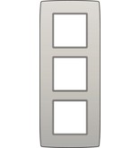 Niko Drievoudige verticale afdekplaat, kleur Original light grey (Niko 102-76300)