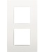 Niko Tweevoudige verticale afdekplaat, kleur Intense white (Niko 120-76200)