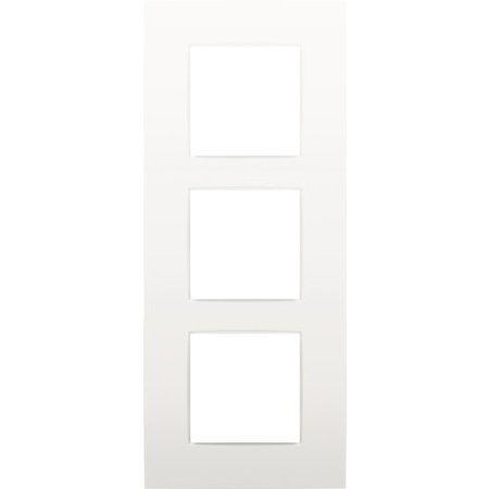 Niko Drievoudige verticale afdekplaat, kleur Intense white (Niko 120-76300)