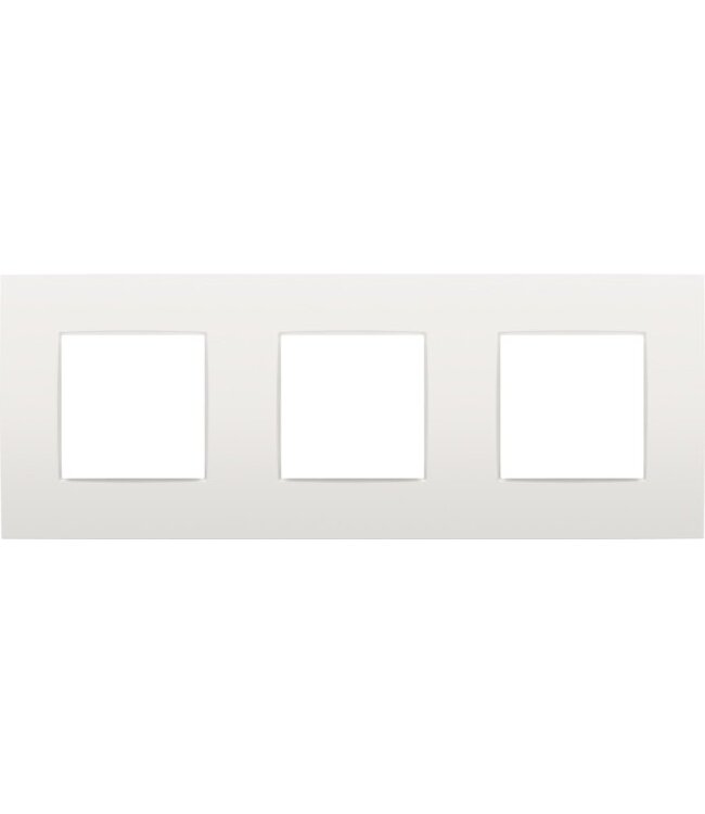 Niko Drievoudige horizontale afdekplaat, kleur Intense white (Niko 120-76700)