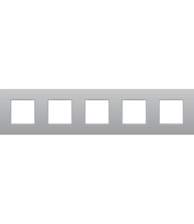 Niko Vijfvoudige horizontale afdekplaat, kleur Intense sterling