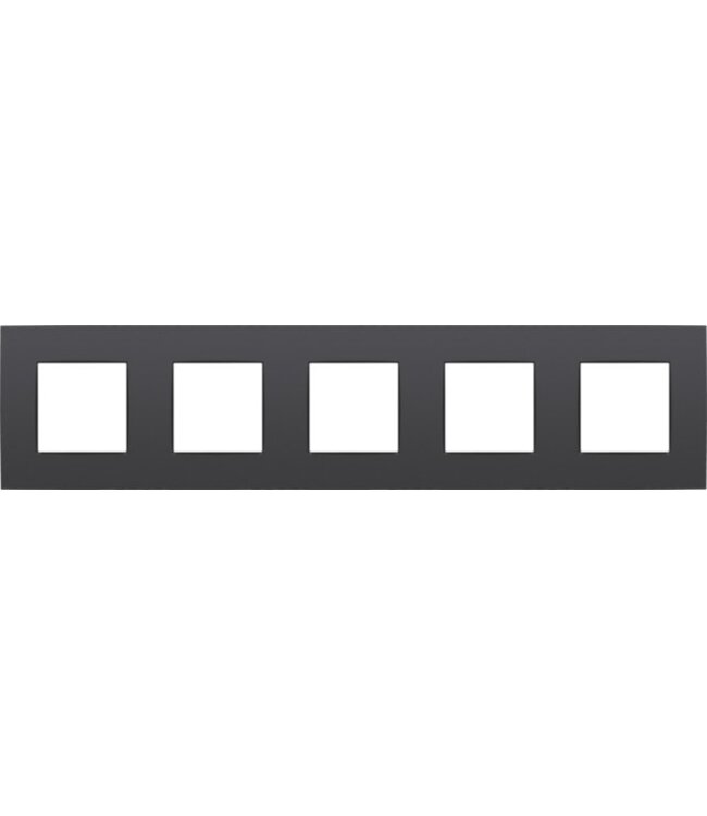 Niko Vijfvoudige horizontale afdekplaat, kleur Intense anthracite