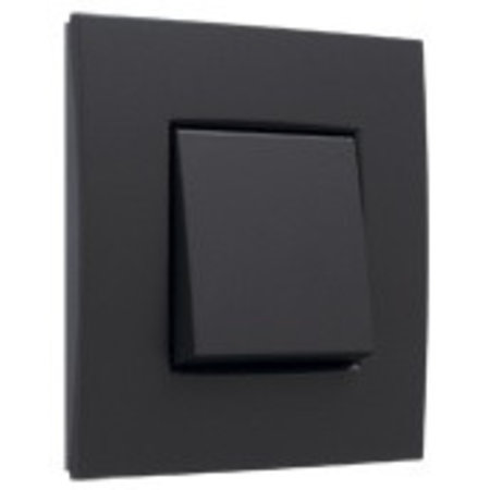Niko Enkele afdekplaat, kleur Intense anthracite