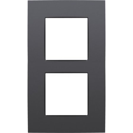 Niko Tweevoudige verticale afdekplaat, kleur Intense anthracite
