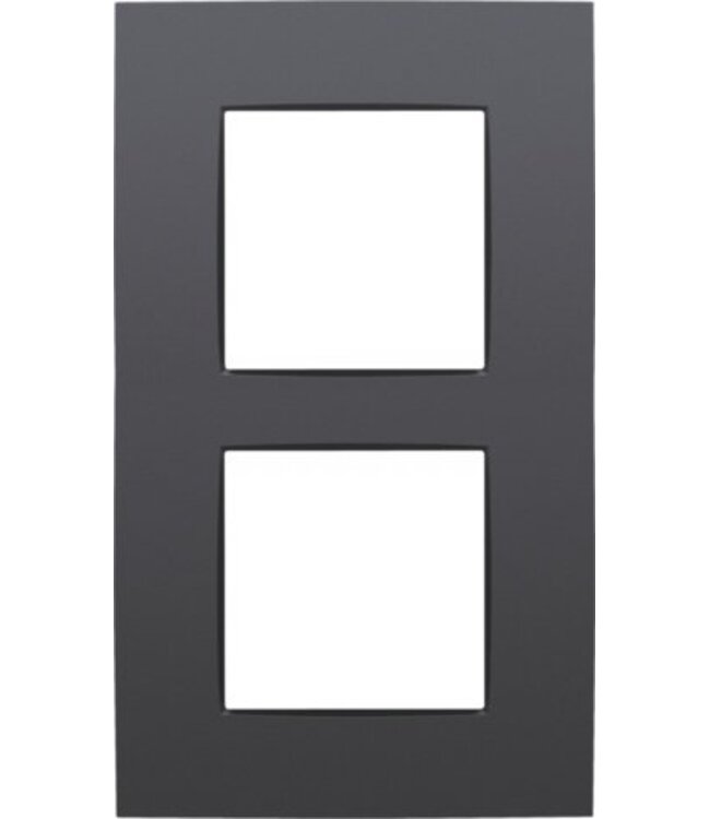 Niko Tweevoudige verticale afdekplaat, kleur Intense anthracite