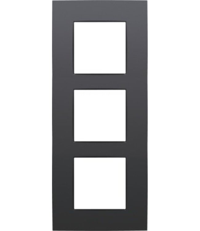 Niko Drievoudige verticale afdekplaat, kleur Intense anthracite