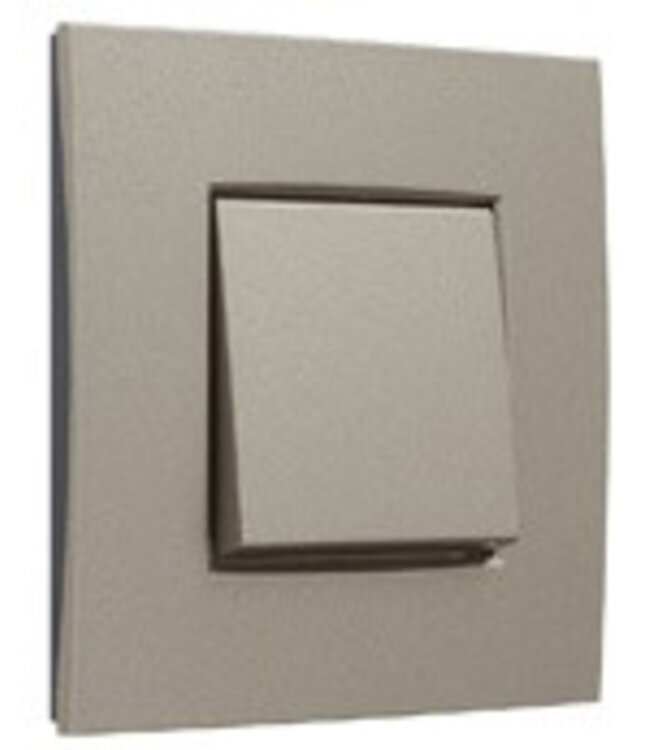 Niko Enkele afdekplaat, kleur Intense bronze