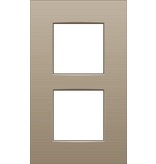 Niko Tweevoudige verticale afdekplaat, kleur Intense bronze