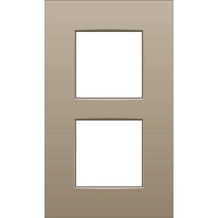 Niko Tweevoudige verticale afdekplaat, kleur Intense bronze