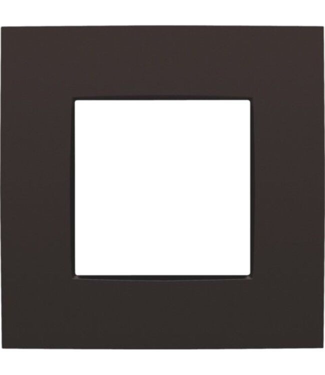Niko Enkele afdekplaat, kleur Intense dark brown