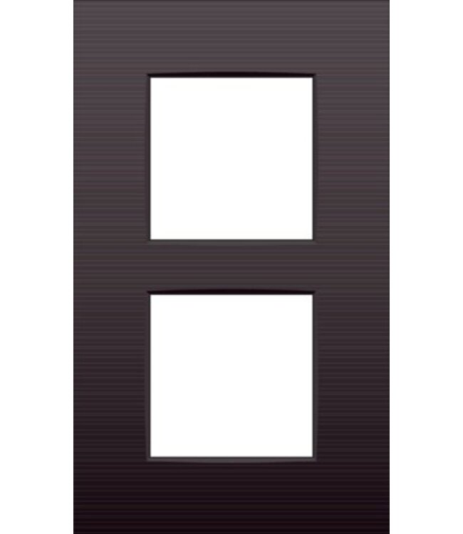 Niko Tweevoudige verticale afdekplaat, kleur Intense dark brown
