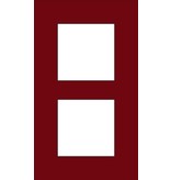 Niko Tweevoudige verticale afdekplaat, kleur Pure natural red (Niko 152-76200)