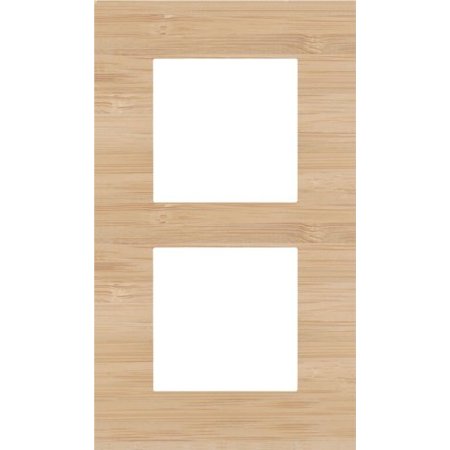 Niko Tweevoudige verticale afdekplaat, kleur Pure bamboo (Niko 156-76200)