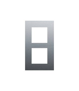 Niko Tweevoudige verticale afdekplaat, Pure alu steel grey Niko Tweevoudige verticale afdekplaat, Pure alu steel grey