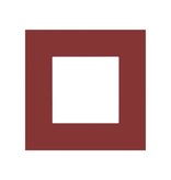 Niko Enkele afdekplaat, kleur Pure natural red (Niko 152-76100)