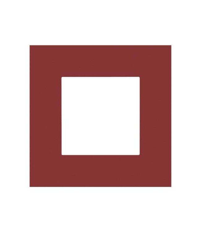 Niko Enkele afdekplaat, kleur Pure natural red (Niko 152-76100)