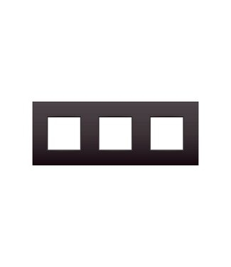 Niko Drievoudige horizontale afdekplaat, dark brown