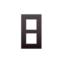 Tweevoudige verticale afdekplaat, kleur Intense dark brown (Niko 124-76200)